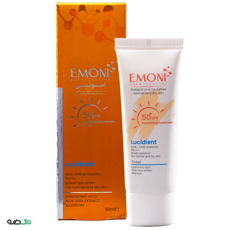 کرم ضدآفتاب لوسیدینت پوست خشک امونی SPF50